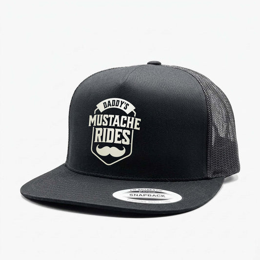Daddy's Mustache Rides Trucker Hat
