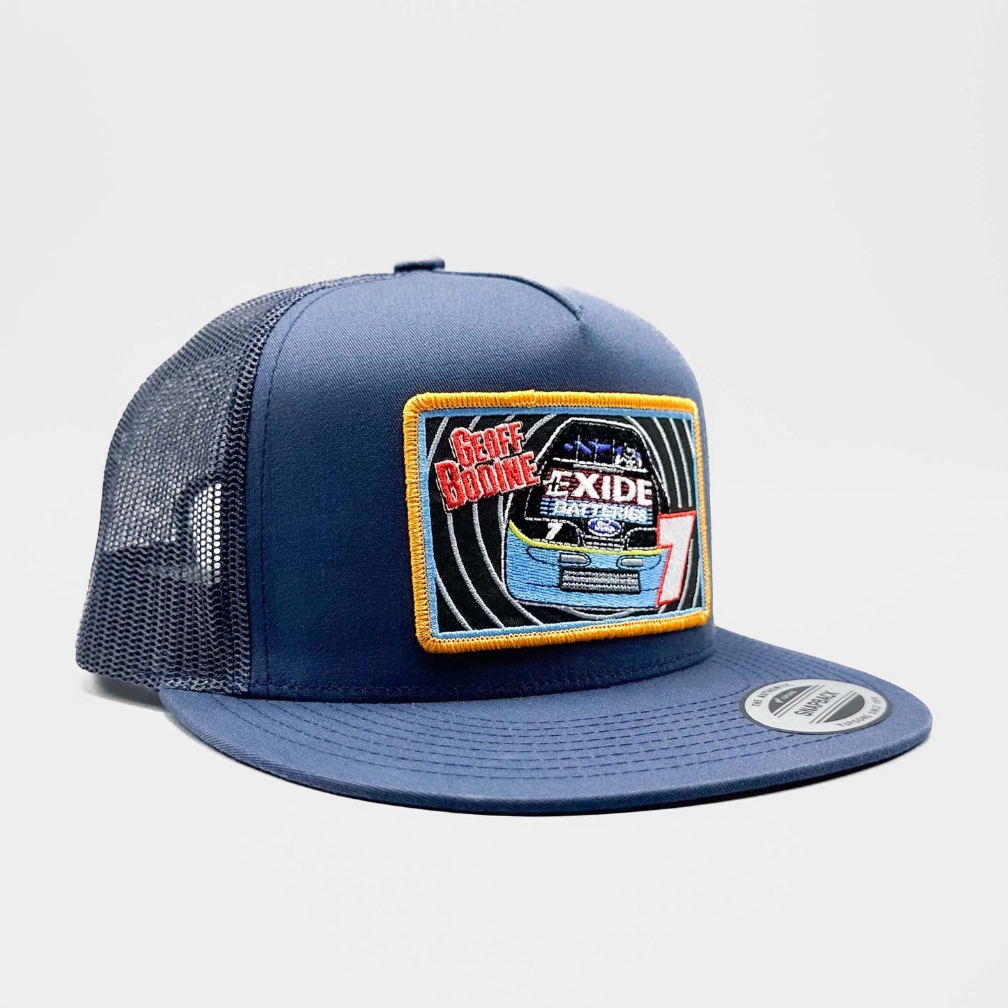 Geoff Bodine Exide Racing Nascar Trucker Hat