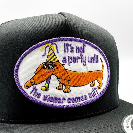 Wiener Party Funny Daschshund Trucker Hat