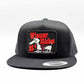 Wiener Rides 25 Cents All Black Trucker Hat