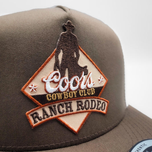 Coors Ranch Rodeo Cowboy Club Vintage Trucker Hat