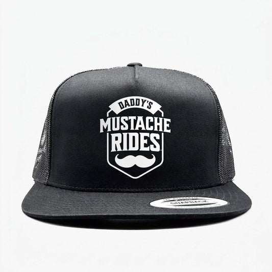 Daddy's Mustache Rides Trucker Hat