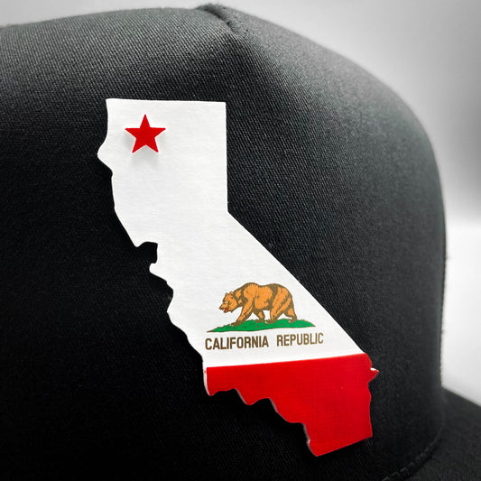 California State Flag Retro Trucker