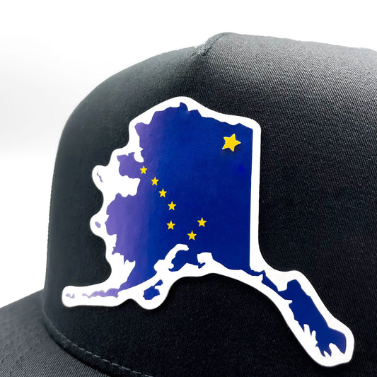 Alaska State Flag Retro Trucker
