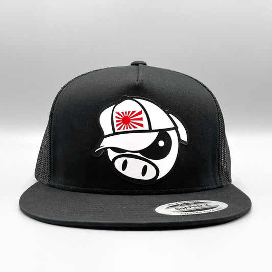 JDM Angry Rally Pig Japanese Trucker Hat