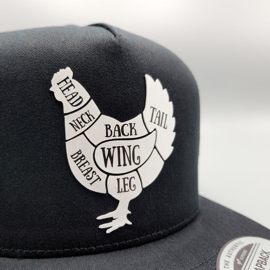 Cuts of Chicken Chef BBQ Trucker Hat