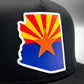 Arizona State Flag Retro Trucker