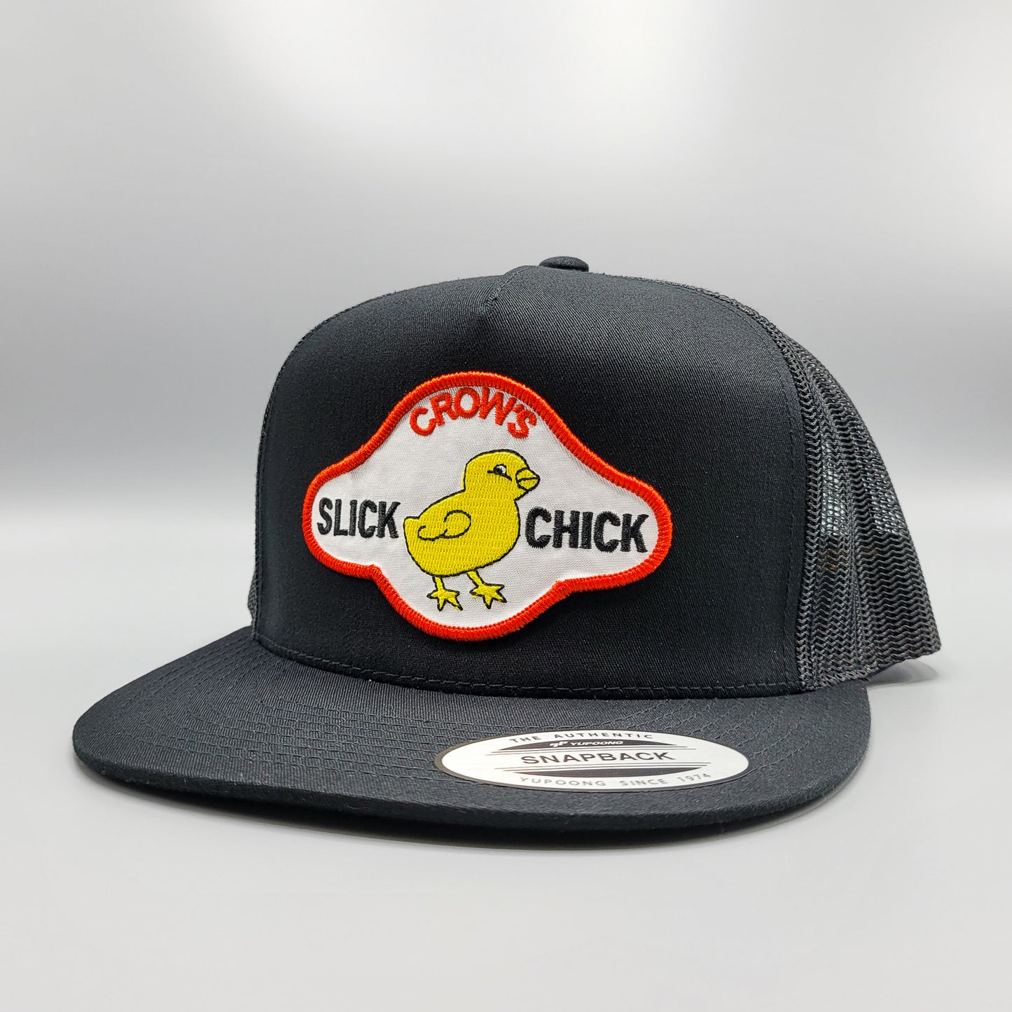 Crow's Slick Chick Farmer Trucker Hat