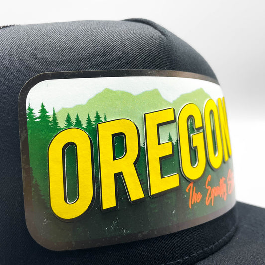 Oregon Ducks State Retro Trucker Hat