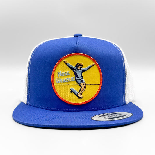 Nose Wheelie 70's Retro Skateboarding Trucker Hat