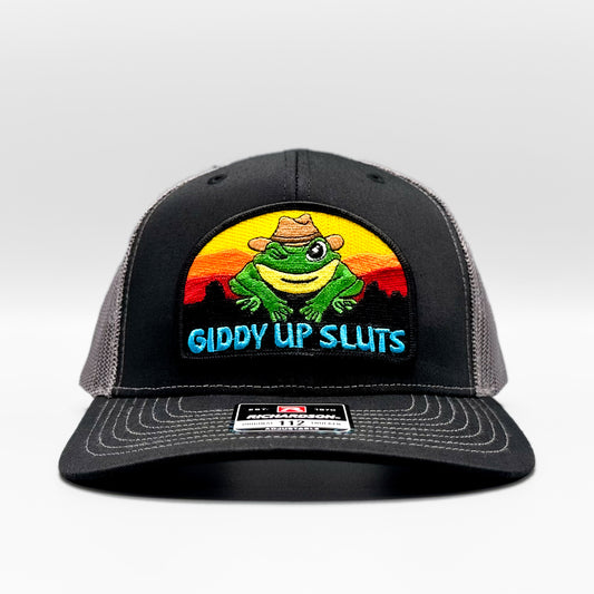 Giddy Up Sluts Funny Trucker Hat