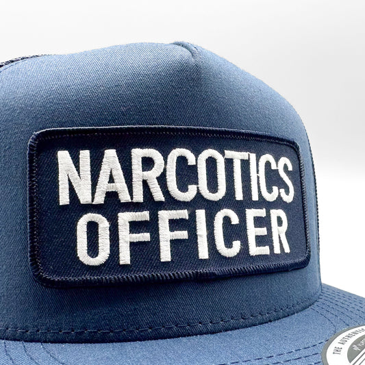 Narcotics Officer DEA Law Enforcement Trucker Hat