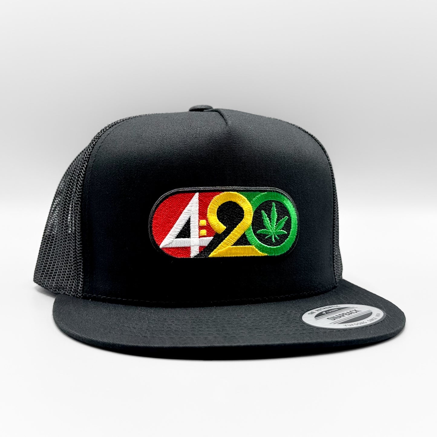 420 Cannabis Rasta Trucker Hat