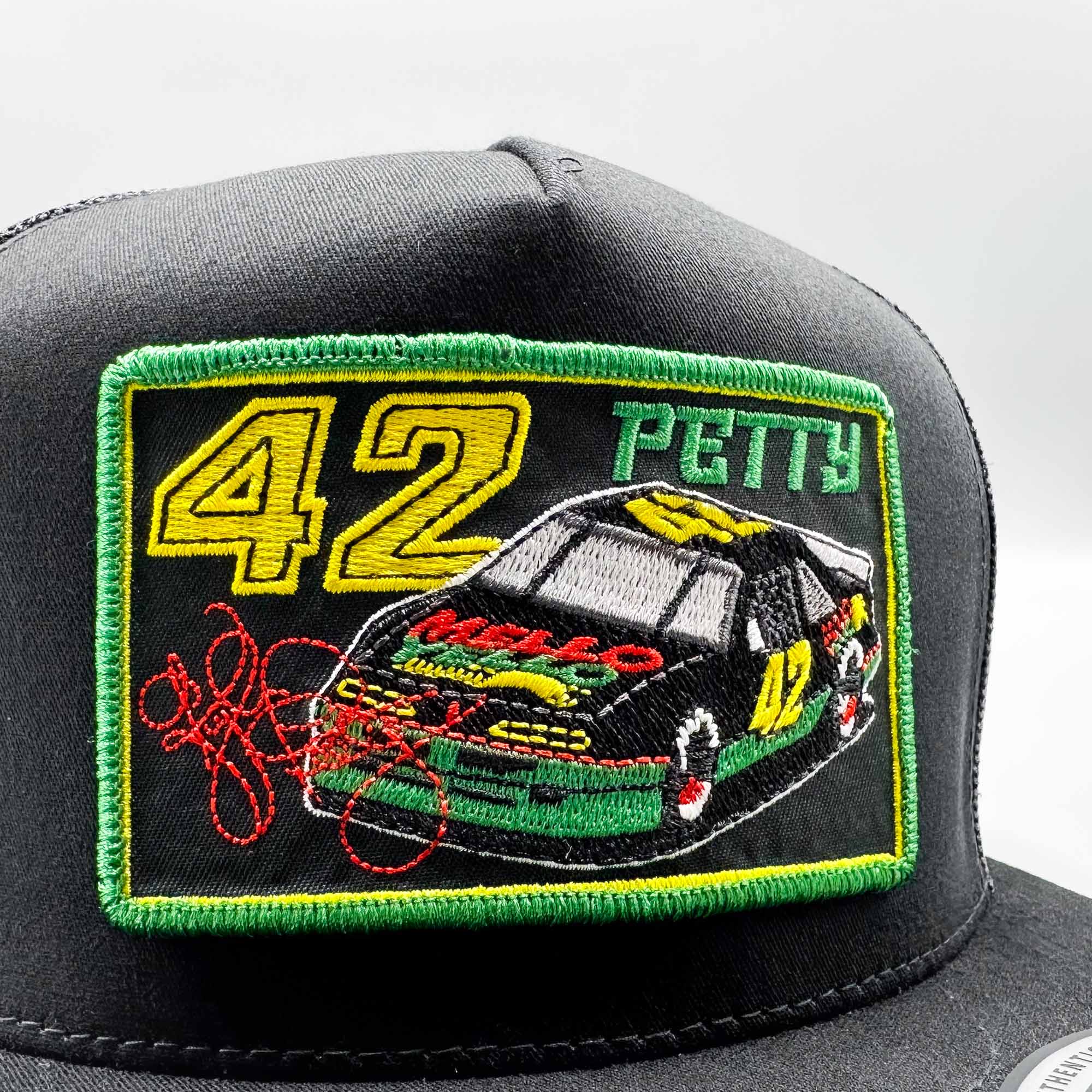 Kyle Petty Mello Yello Trucker Hat Nascar Racing Patch Yupoong 6006 Vintage Truckers