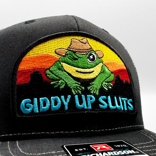 Giddy Up Sluts Funny Trucker Hat