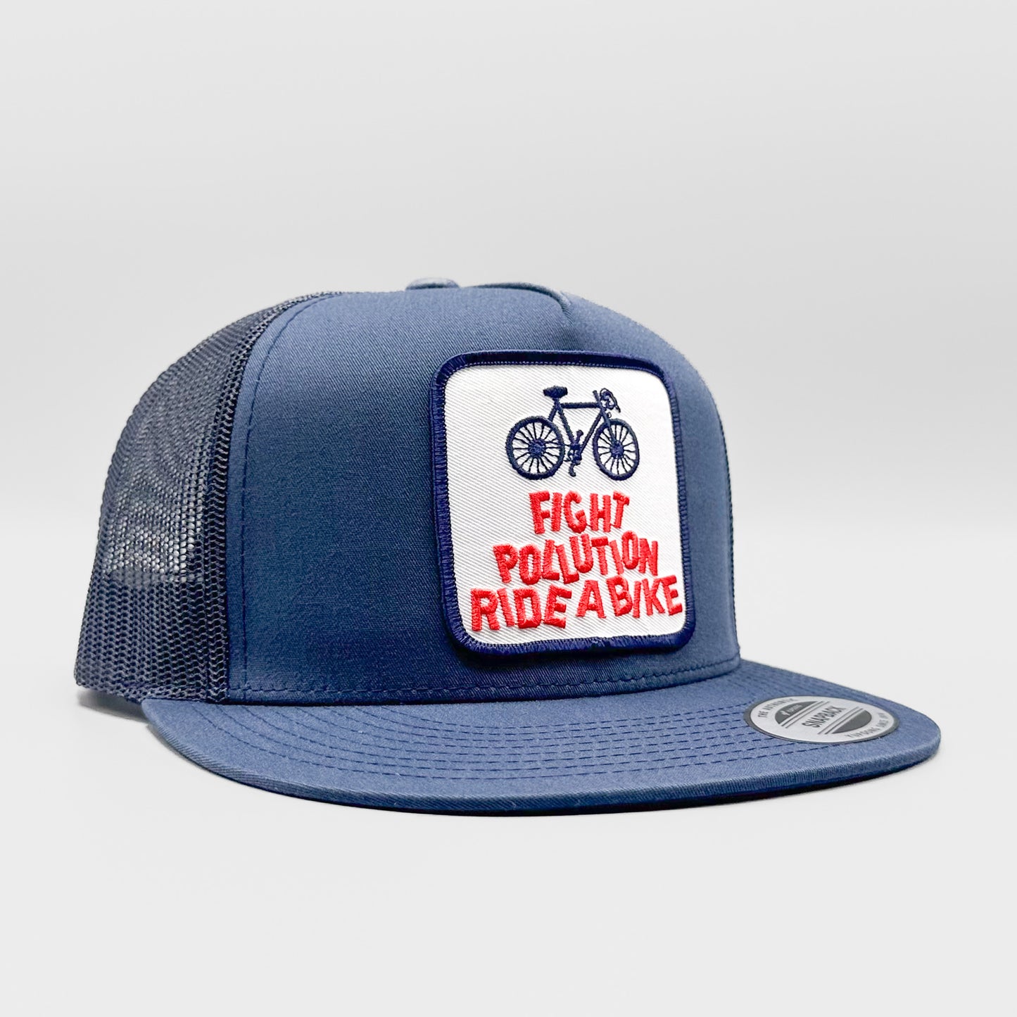 Fight Pollution Ride a Bike Trucker Hat