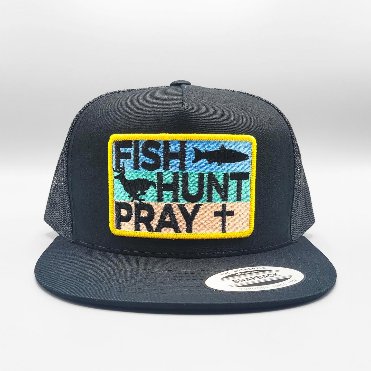 Hunting For Christ, Fishing For Men Custom Patch Hat – fueledbyfaithoutdoors