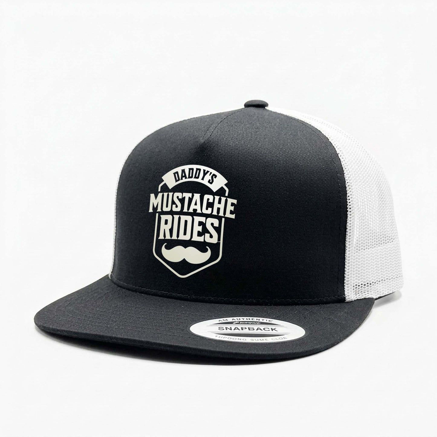 Daddy's Mustache Rides Trucker Hat