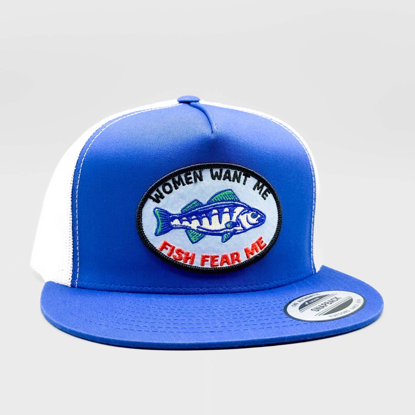 Women Want Me, Fish Fear Me Funny Fishing Trucker Hat