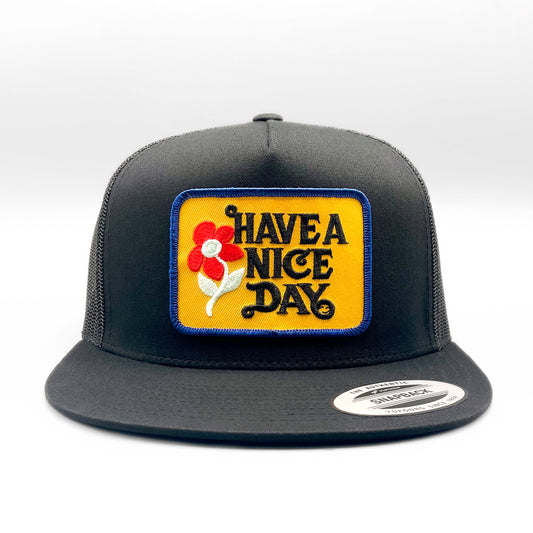 Have a Nice Day Retro Hippie Trucker