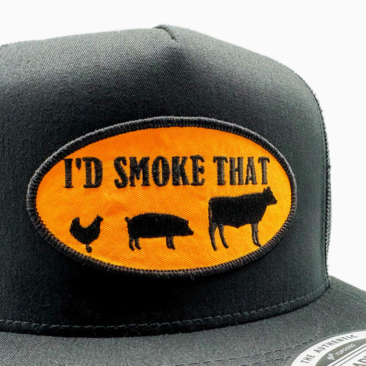 I'd Smoke That BBQ Pitmaster Trucker