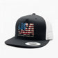 USA One Nation Patriotic American Flag Trucker Hat