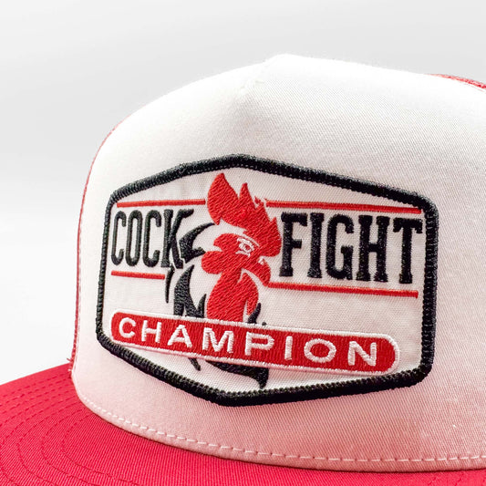Cock Fight Champion Trucker Hat