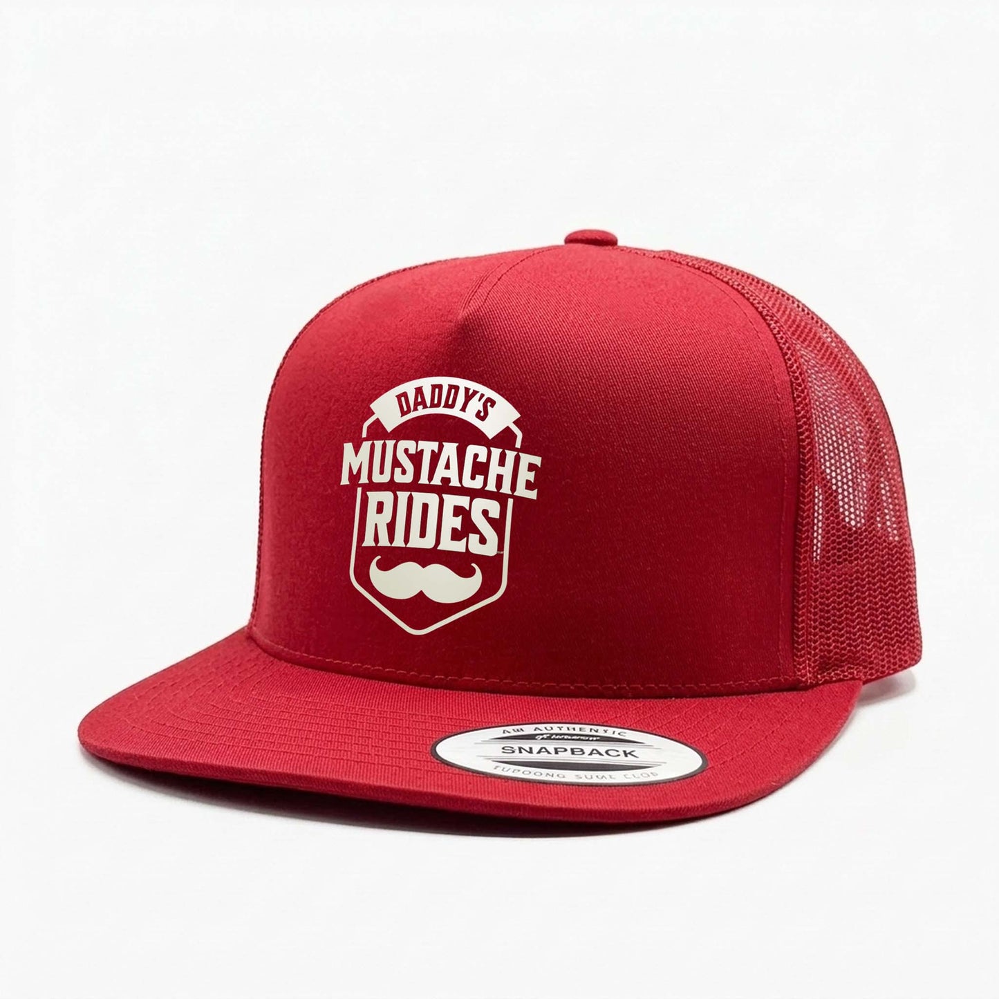 Daddy's Mustache Rides Trucker Hat