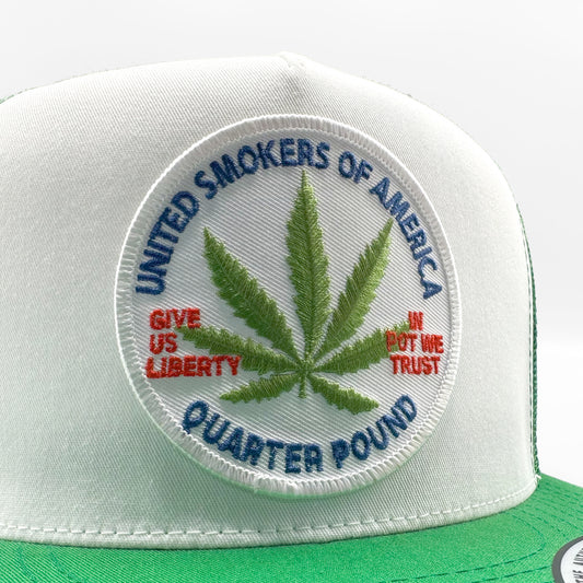 United Smokers of America Marijuana Trucker Hat