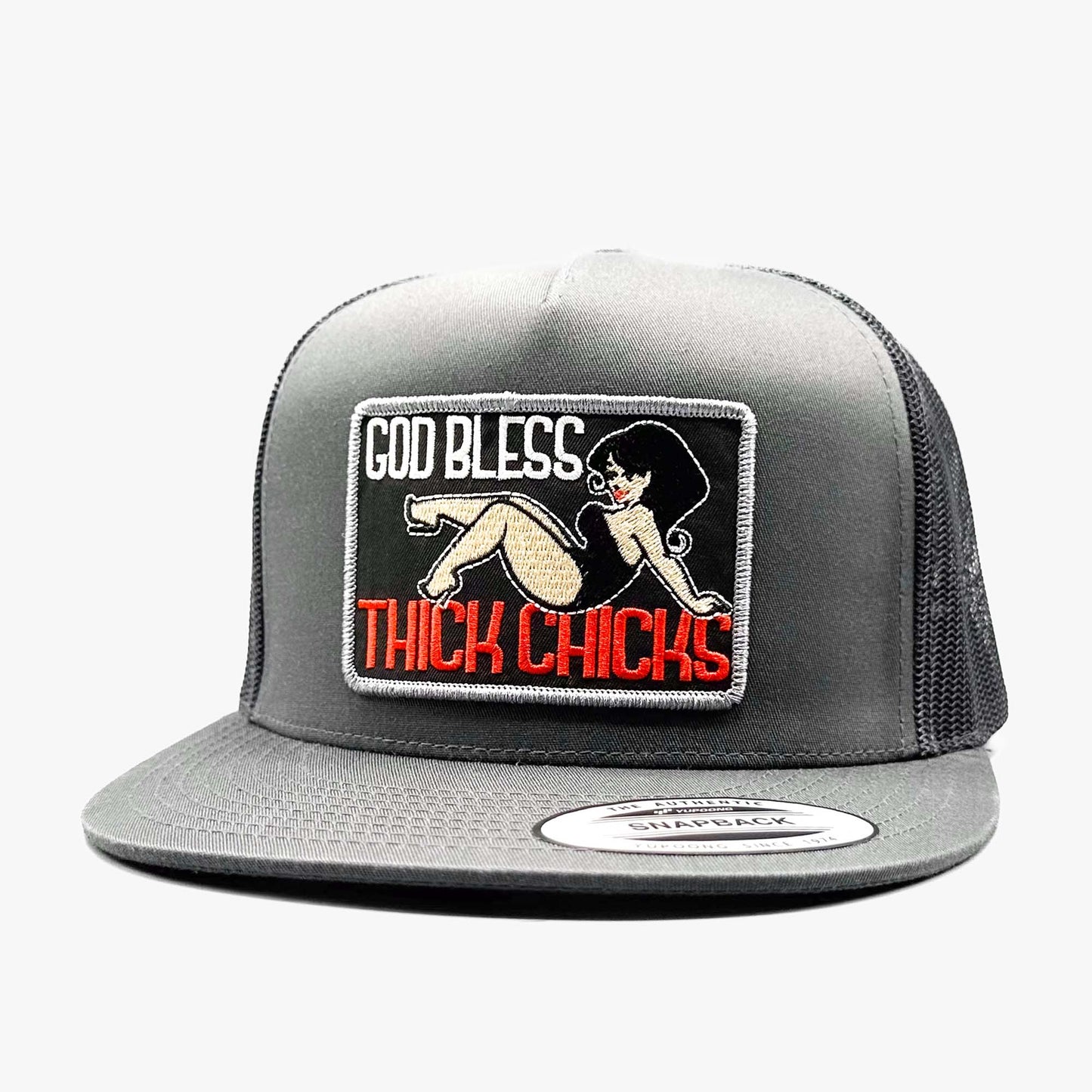 God Bless Thick Chicks Trucker Hat