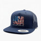 USA One Nation Patriotic American Flag Trucker Hat