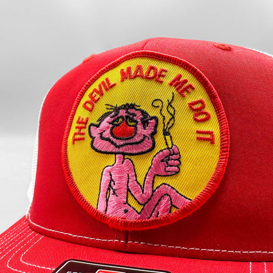 Devil Made Me Do It Trucker Hat