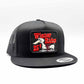 Wiener Rides 25 Cents All Black Trucker Hat