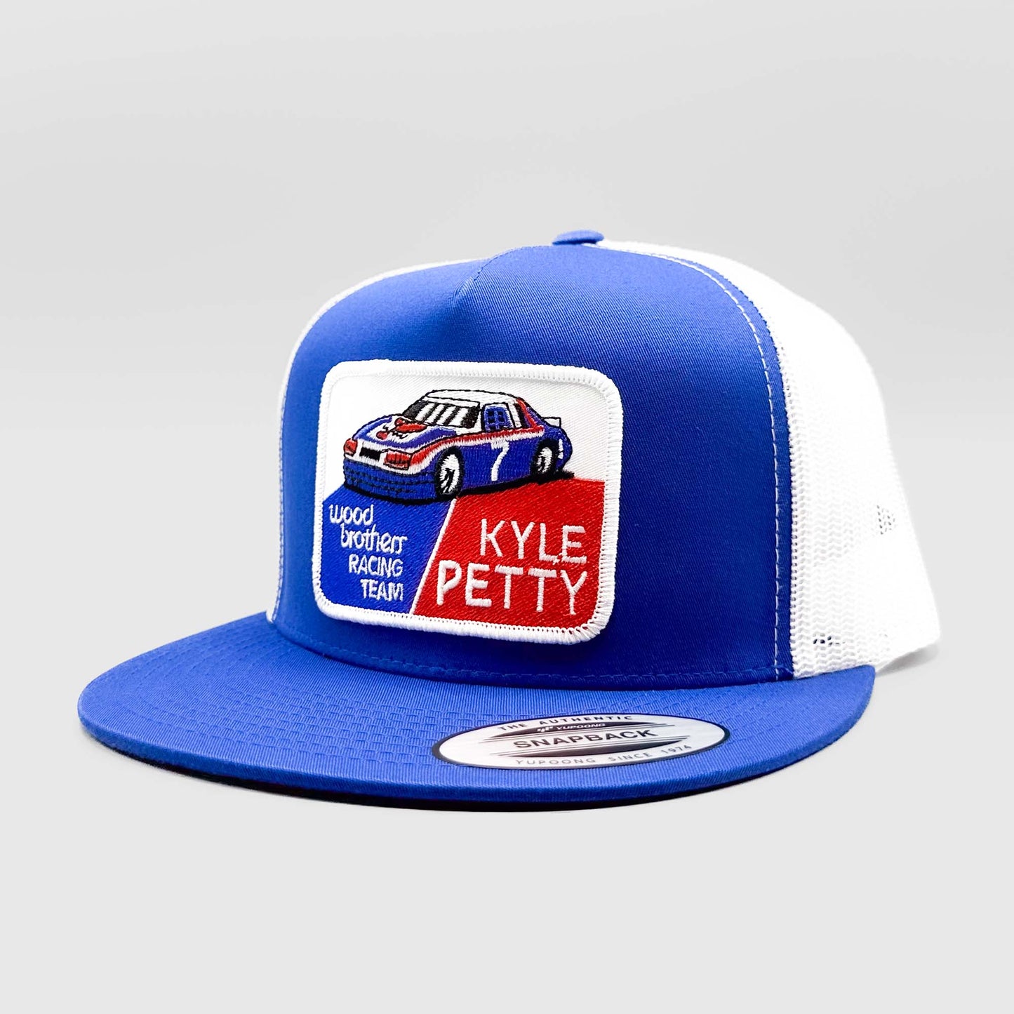 Kyle Petty #7 Wood Bros Racing Trucker Hat