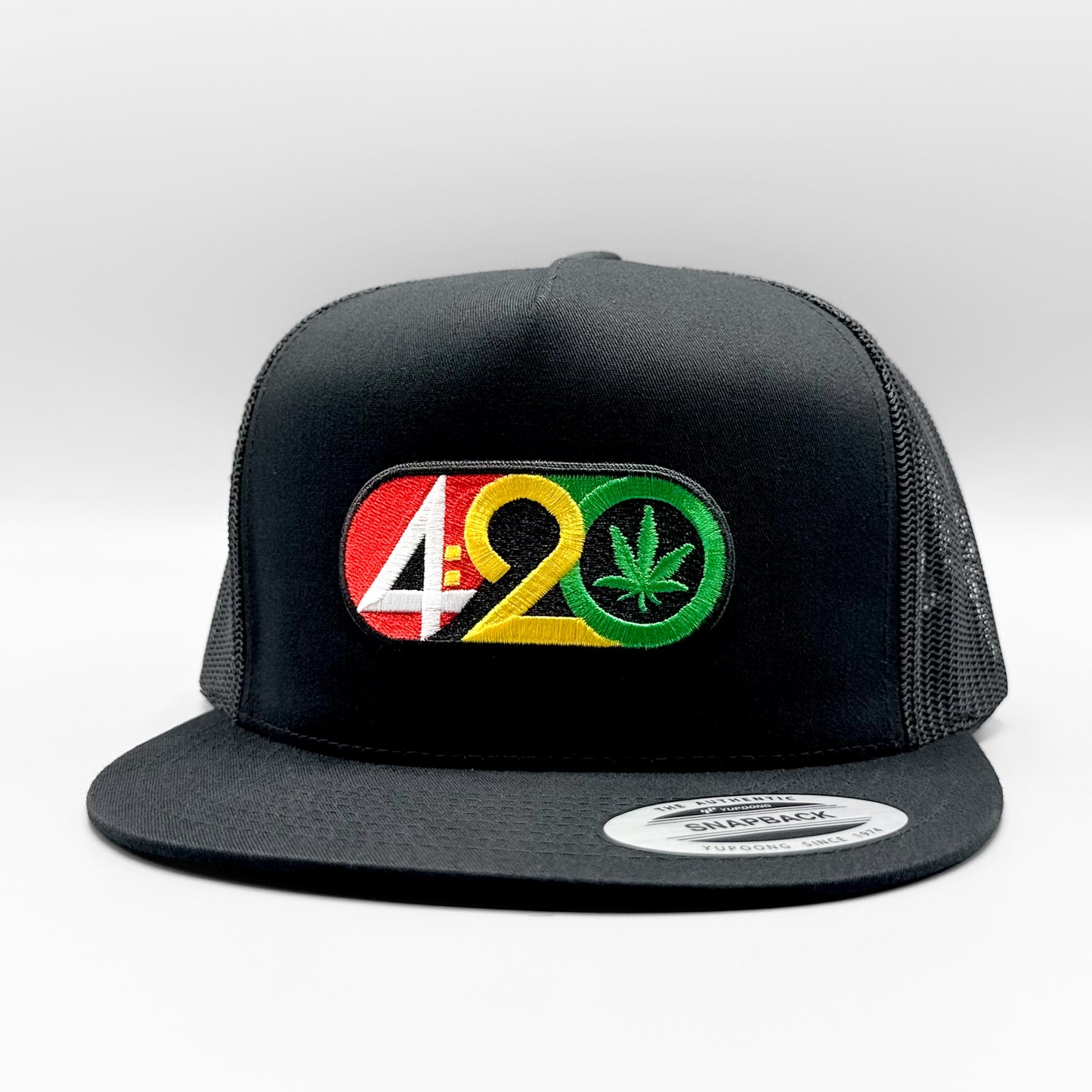 420 Cannabis Rasta Trucker Hat