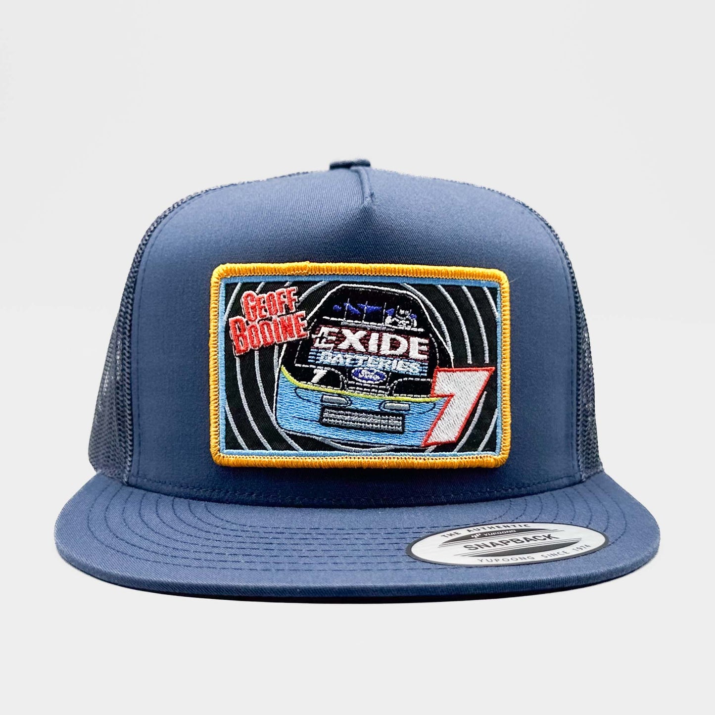 Geoff Bodine Exide Racing Nascar Trucker Hat