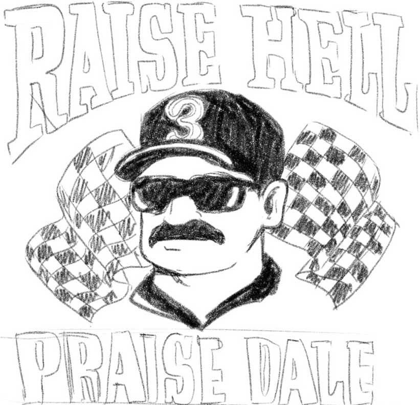 Raise Hell, Praise Dale Earnhardt Sr. "Vintage Truckers Original" Trucker Hat