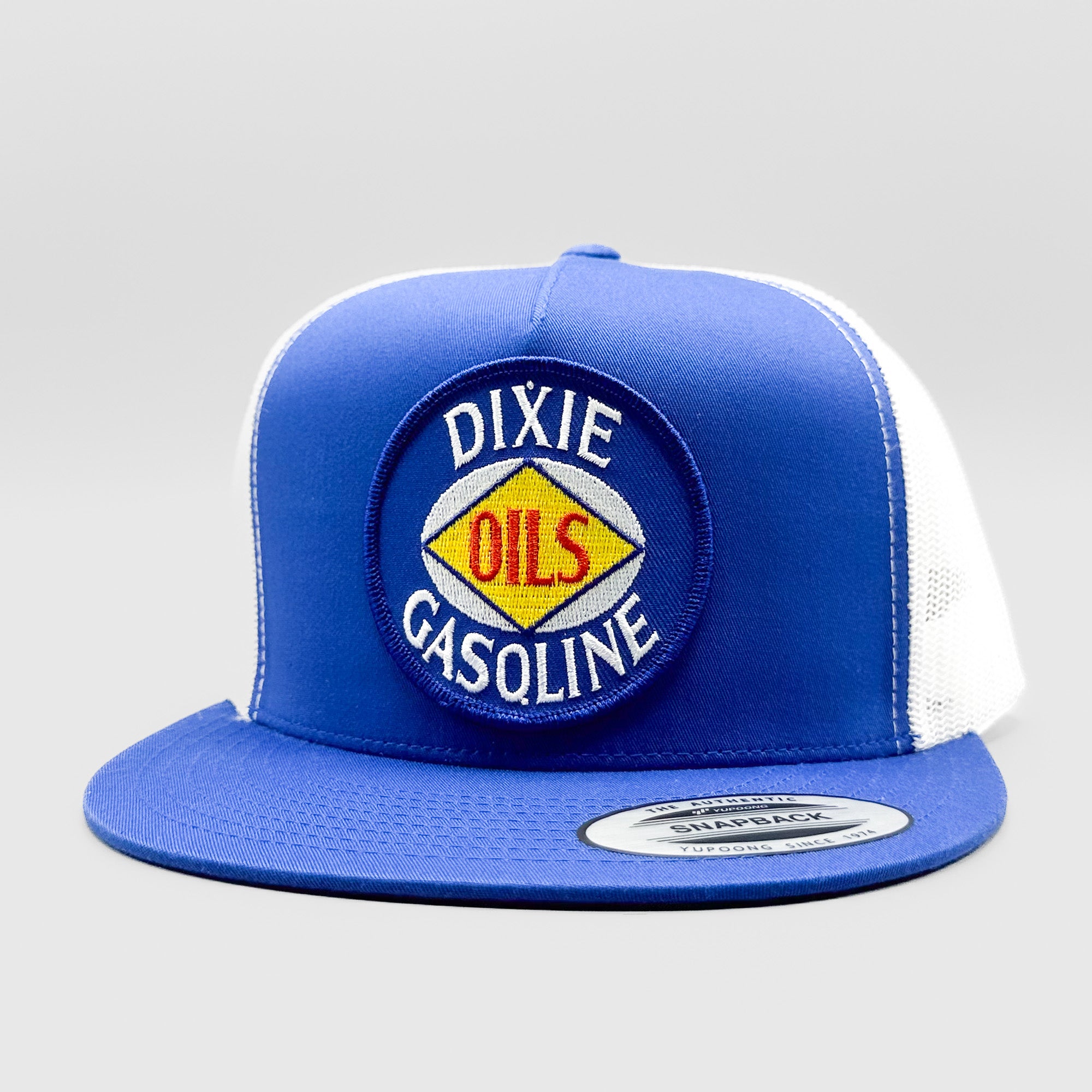 Dixie Gasoline Oils Trucker Hat Retro Dixie Gas Patch
