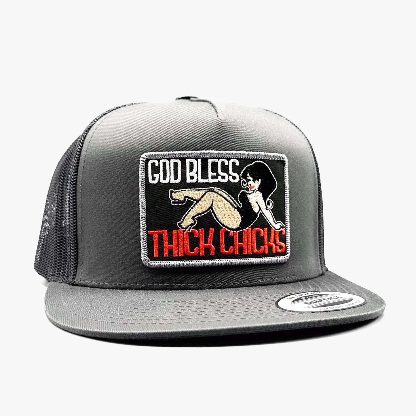 God Bless Thick Chicks Trucker Hat