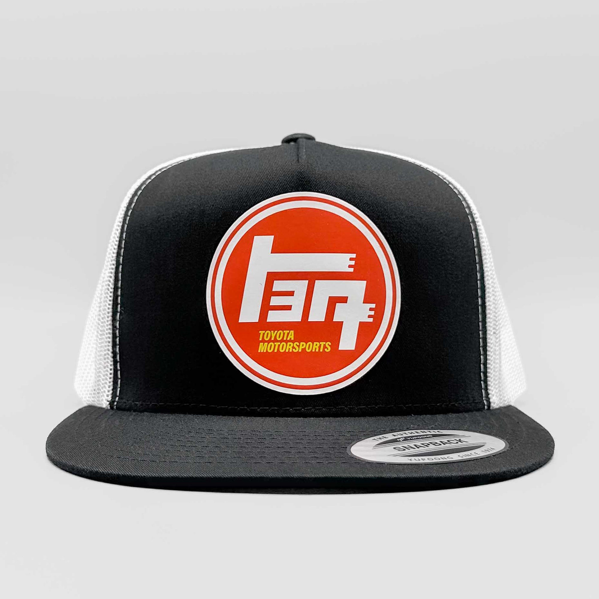 Toyota Motorsports TEQ Trucker Hat, JDM TRD, Black White Yupoong