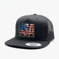 USA One Nation Patriotic American Flag Trucker Hat
