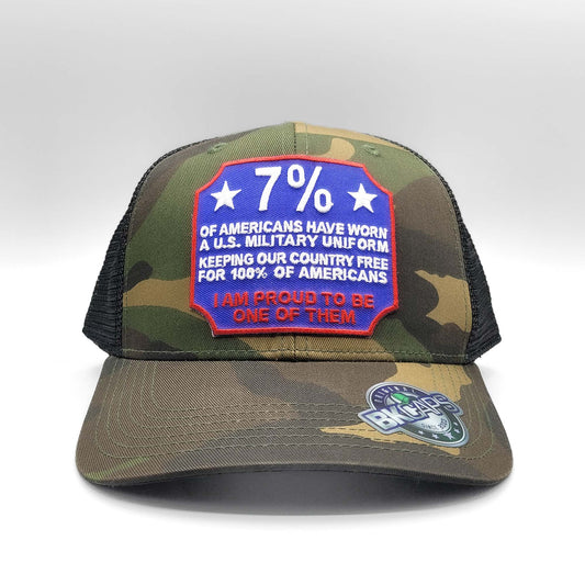 US Military Veteran Pride Trucker Hat