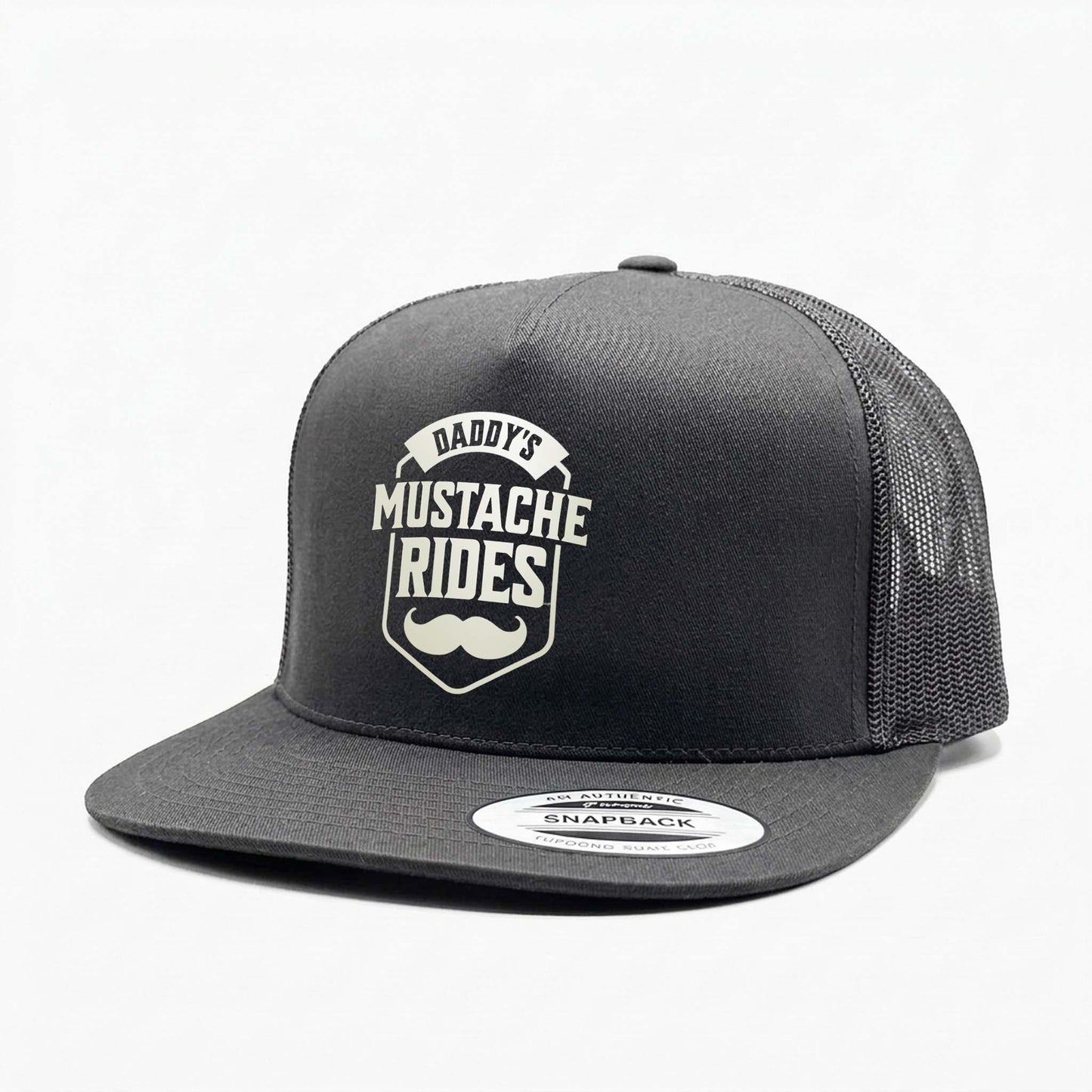 Daddy's Mustache Rides Trucker Hat