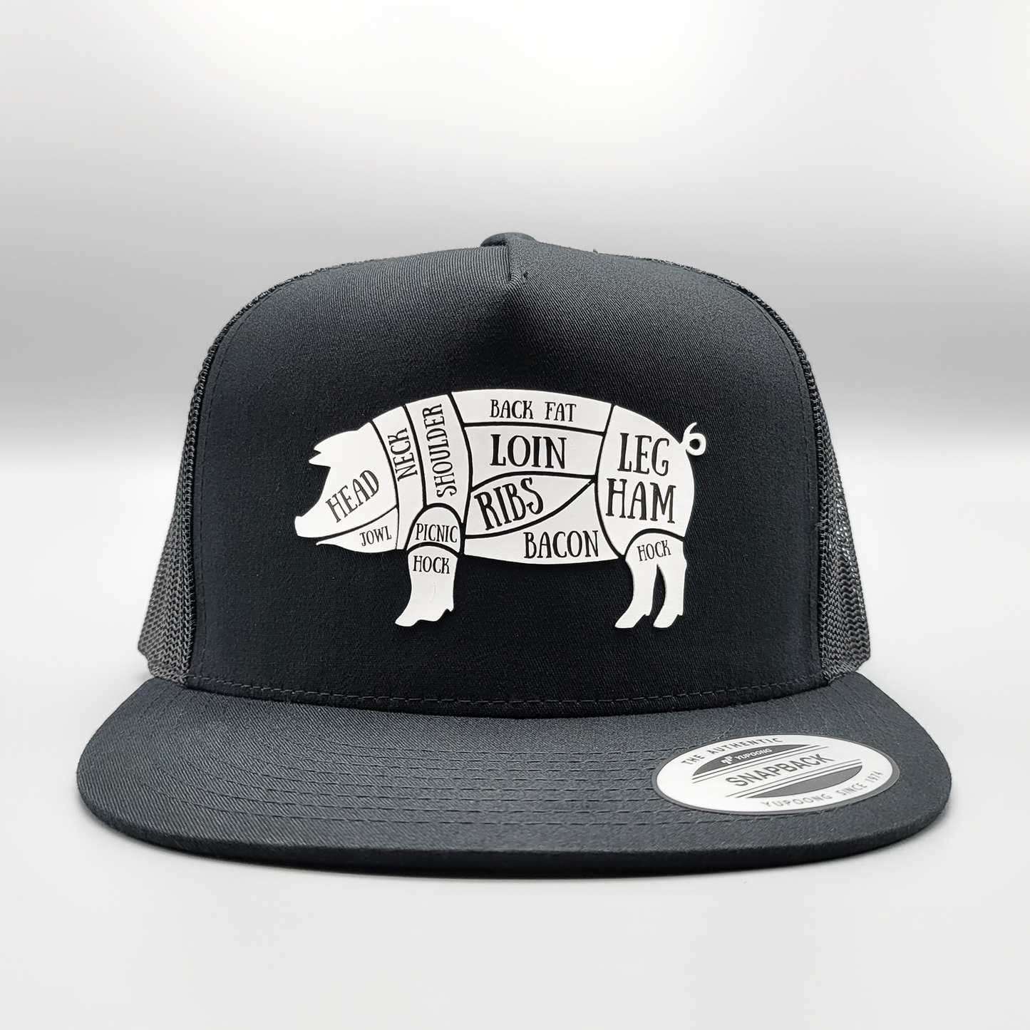 Where's the Pork Pig Parts BBQ Trucker Hat