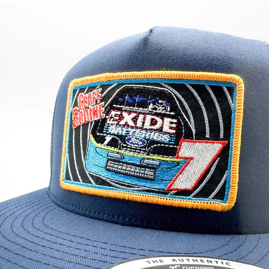 Geoff Bodine Exide Racing Nascar Trucker Hat