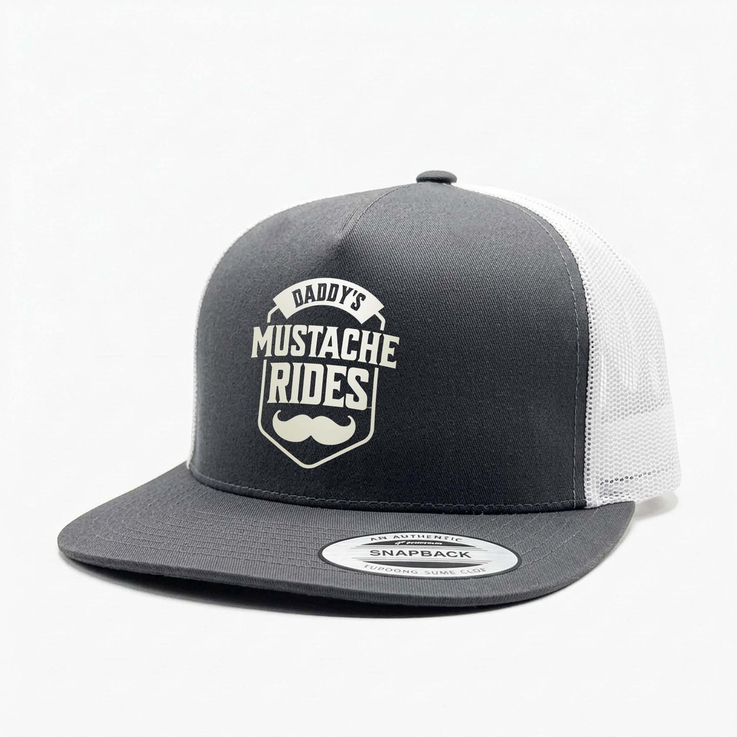 Daddy's Mustache Rides Trucker Hat