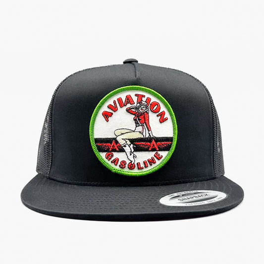 Oregon Ducks Nike Trucker Vintage Patch Hat - Black/White