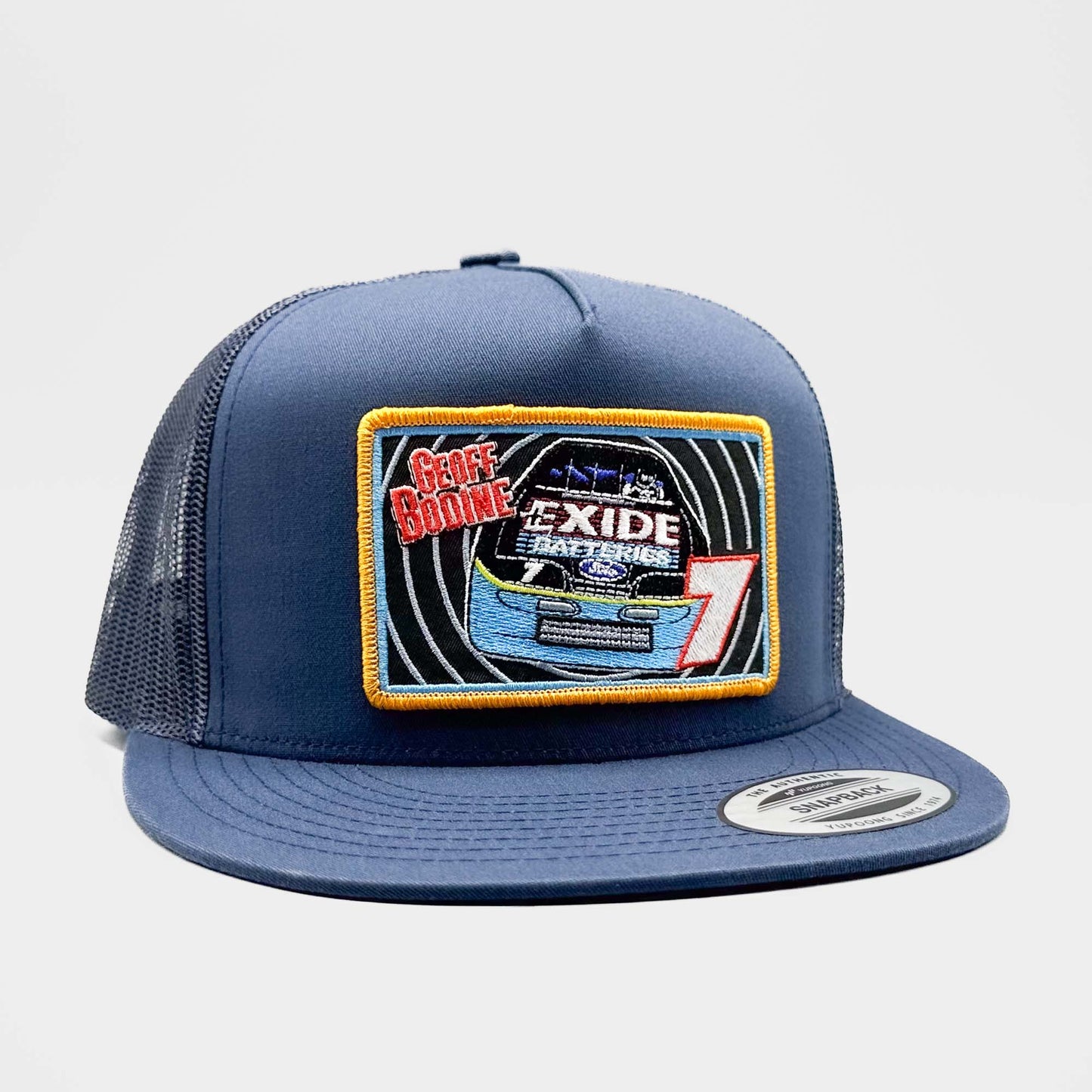 Geoff Bodine Exide Racing Nascar Trucker Hat