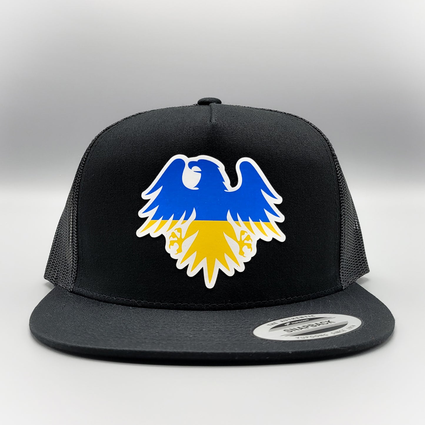 Stand with Ukraine, Ukrainian Flag Eagle Crest Trucker Hat