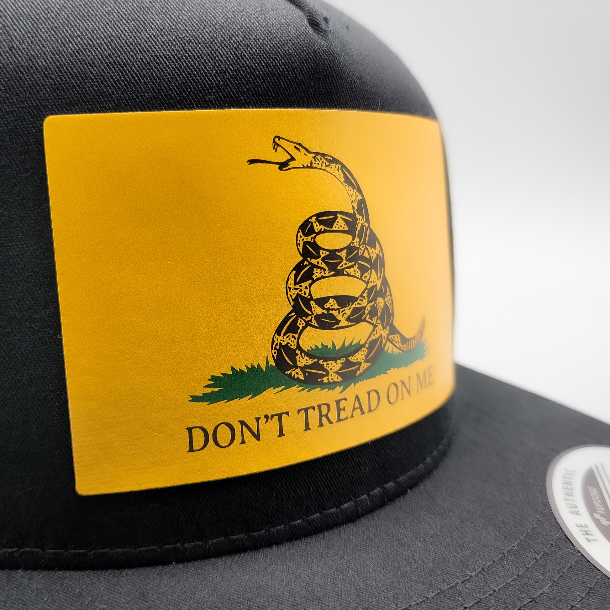 Gadsden Flag Don't Tread on Me Patriotic USA Trucker Hat, Yupoong